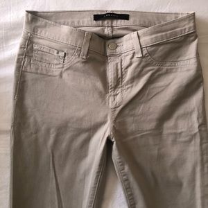 J Brand tan jeans